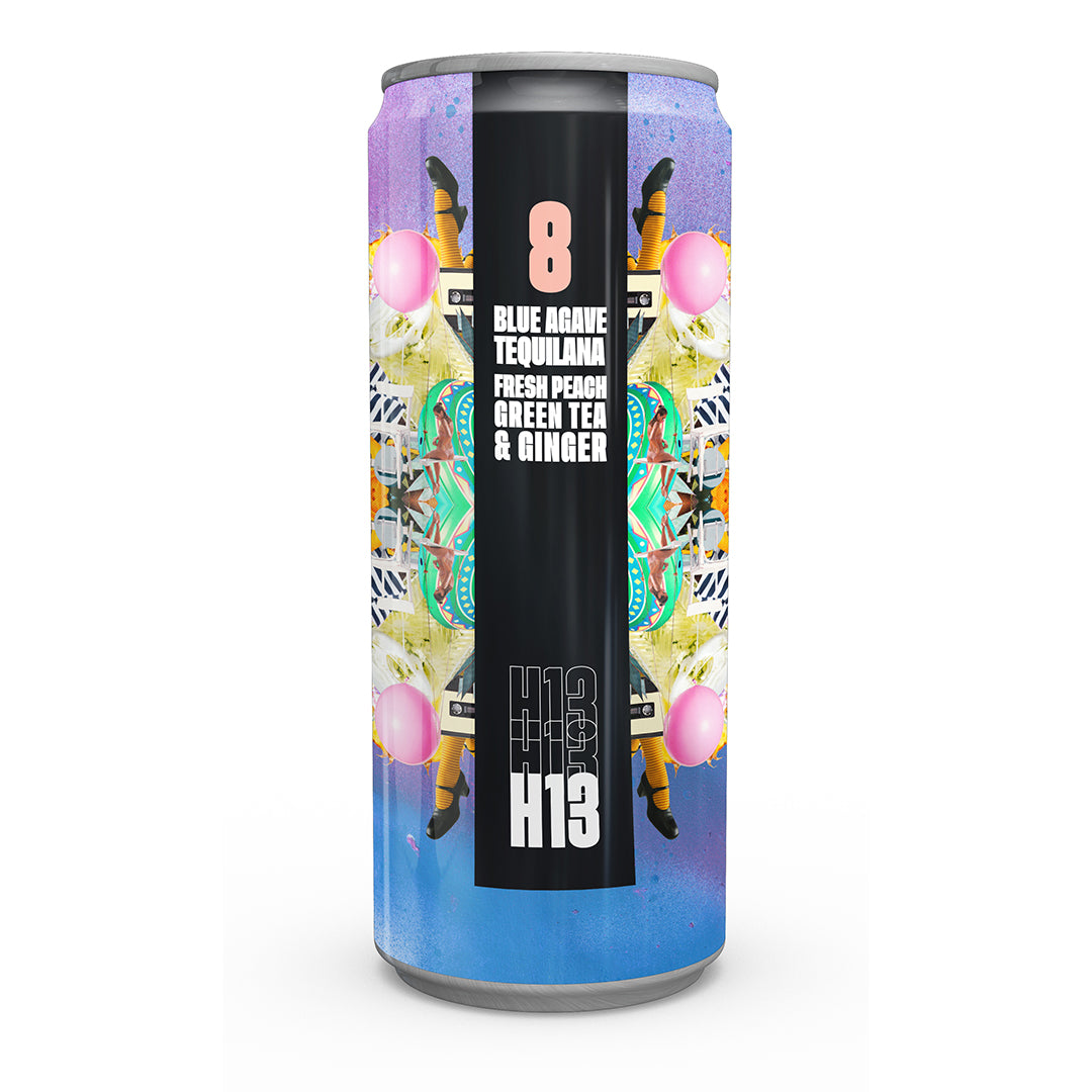 BLUE AGAVE TEQUILANA, FRESH PEACH, GREEN TEA AND GINGER x6